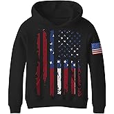 SAYM Teen Boys' Galaxy Fleece Sweatshirts Pocket Pullover Hoodies 4-16Y