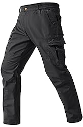 SPOSULEI Mens Cargo Pants Waterproof Ripstop