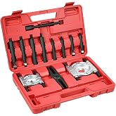 DAYUAN 12pcs Bearing Separator Puller Set, Heavy Duty 5 Ton Capacity 2" and 3" Bearings Splitters Puller Kit