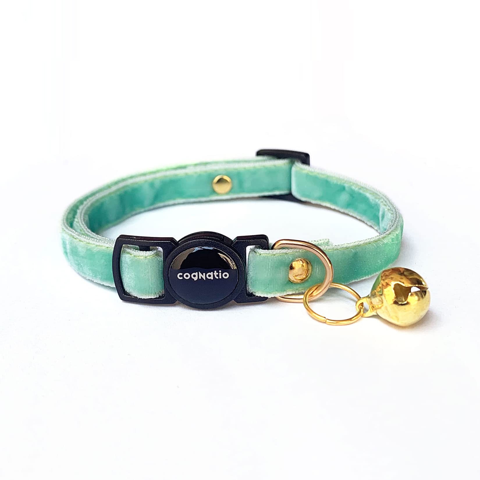 Cognatio Safety Quick Release Cat Collars,Double Velvet with Bell Available in a Range Colors,Perfect for Your Kitty 20-30 cm โ image 1