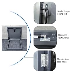 VOLDAX Rooftop Hatch Lid Rainproof Attic Skylight