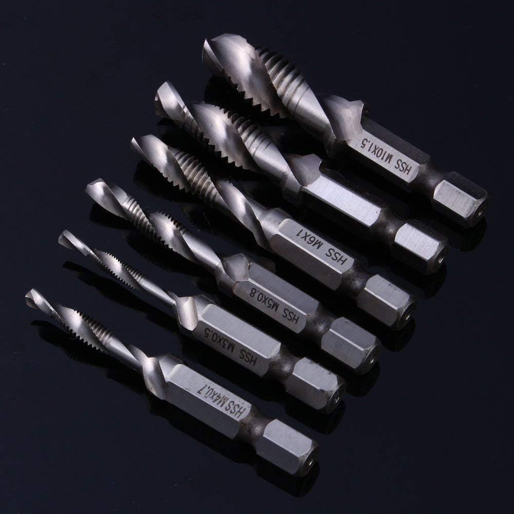MALAYAS 6 Packs Combination Drill & Taps Bit Set - Image 3