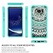 Samsung S8 Active Case ,Galaxy S8 Active Case Clear with HD Screen Protector,Anoke Mandala Ultra Thin Slim Fit Hard Back TPU Bumper Protective Phone Cover Cases for Samsung Galaxy S8 Active TM CH Mint