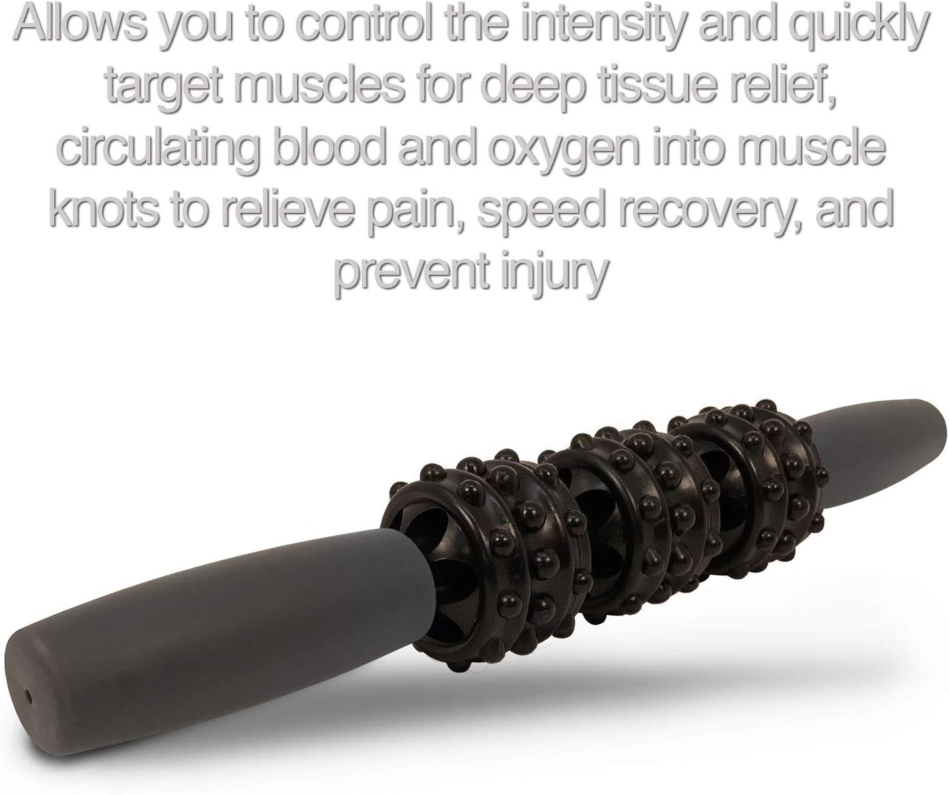 321 STRONG 5 in 1 Foam Roller Set Includes Hollow Core Massage Roller with End Caps, Muscle Roller Stick, Stretching Strap, Double Lacrosse Peanut, Spikey Plantar Fasciitis Ball, All in Giftable Box : Sports & Outdoors