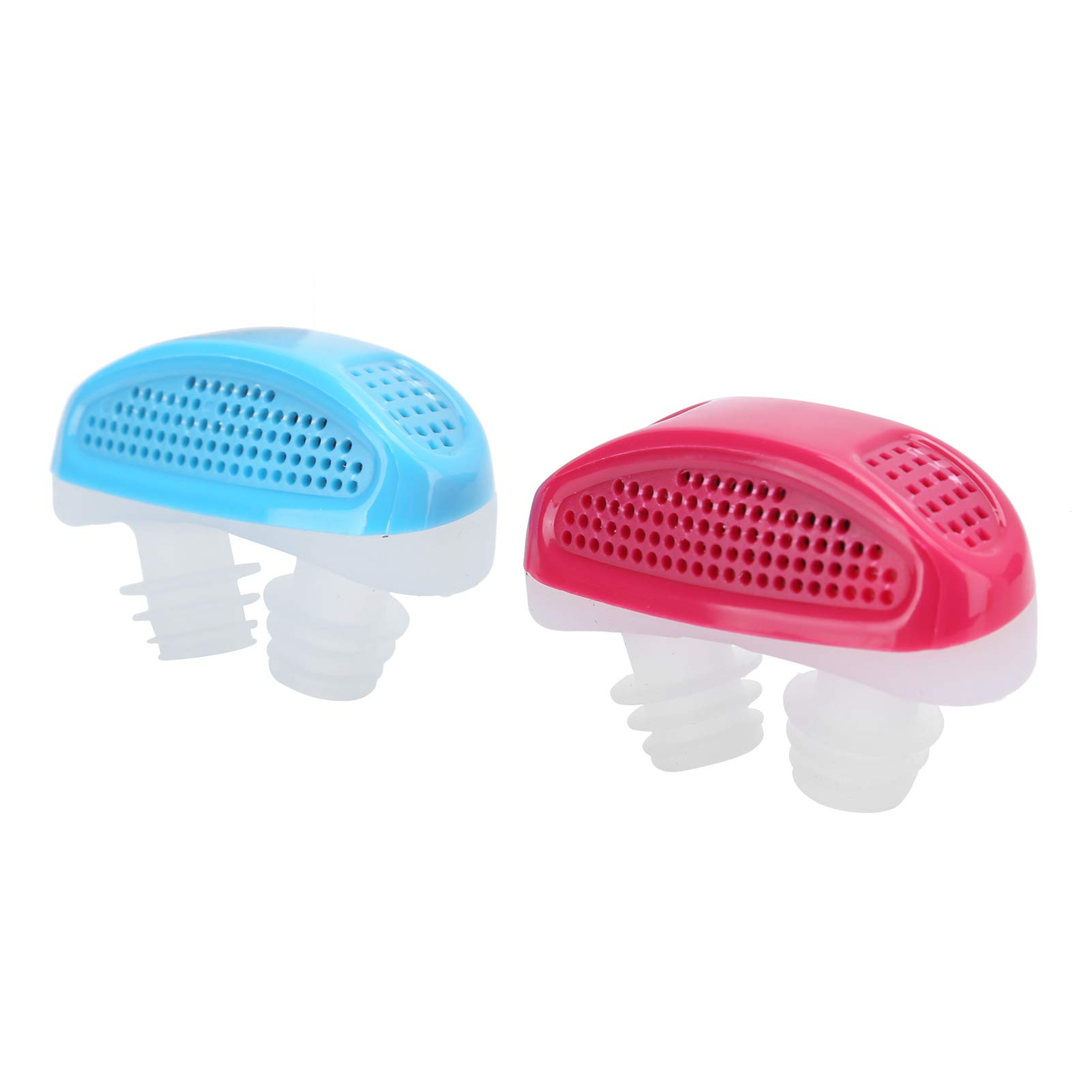 Sonew 2pcs Nose Vents s, Anti Snoring Devices to Make Sure Nasal Breathing Smoothly, Nose Clip anti snore device Accessories with Humanized Design for Comfortable Sleep