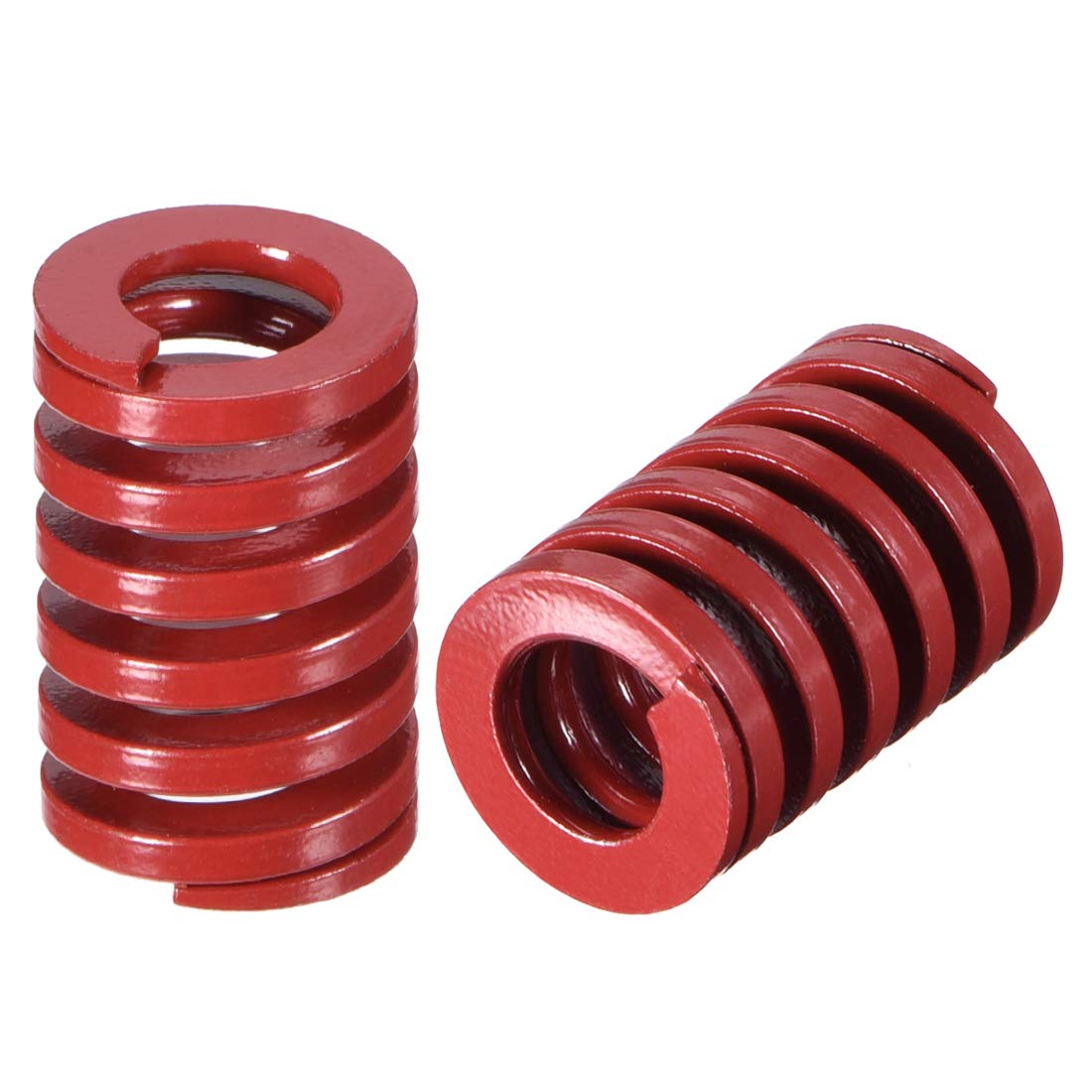 sourcing map 14mm OD 20mm Long Spiral Stamping Middle Load Compression Die Spring Red 10Pcs