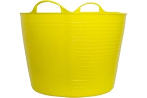 Tubtrugs SP42YF Flexible Yellow Large 38 Liter/10 Gallon Capacity Bucket