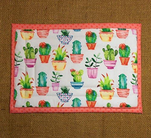Cactus Print Casserole Dish Hot Pad, Kitchen Trivet