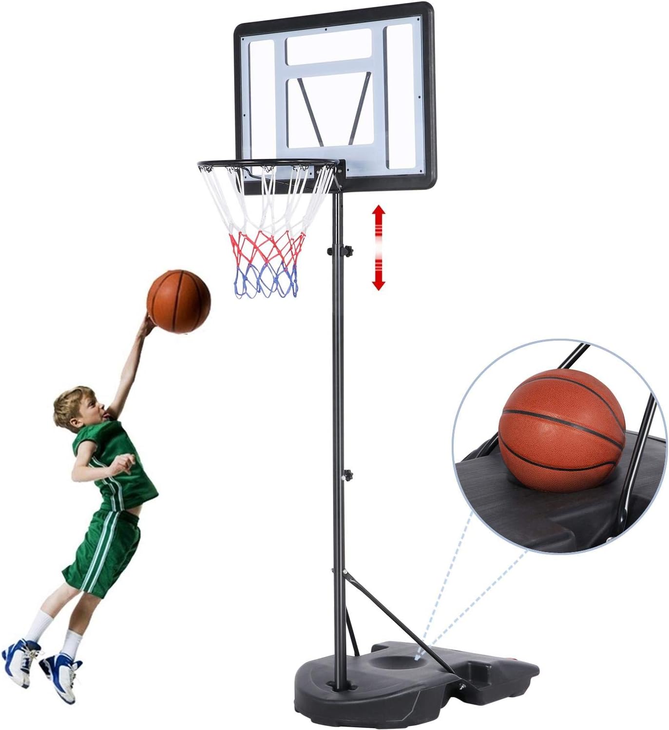 canestro da basket portatile per esterno