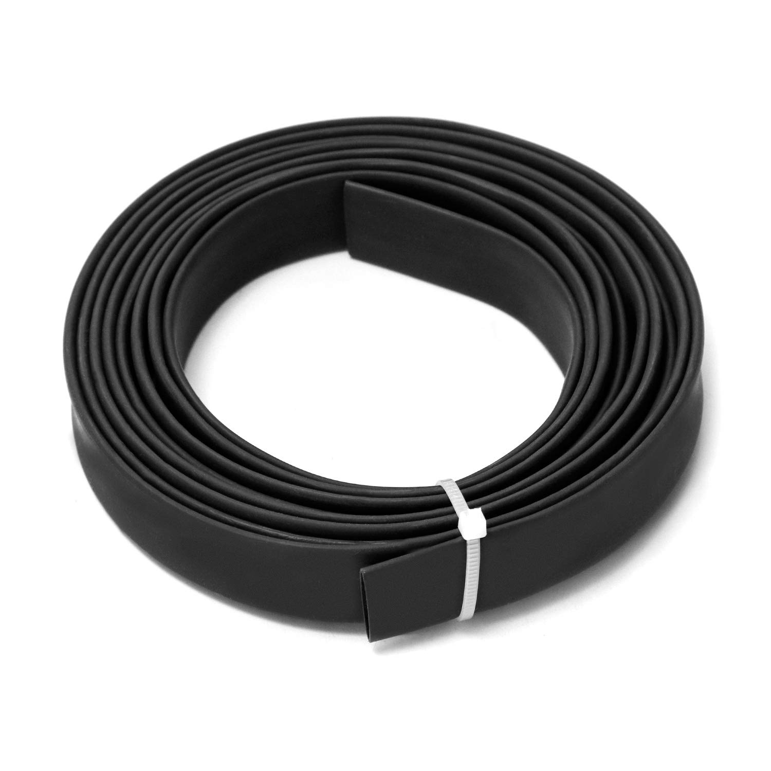 QWORK® 1/2 Inch 10 Feet 3:1 Heat Shrink Tube Tubing, Insulation Sealing Wear-Resistant Cable Protector, Waterproof Heat Shrink Tubing Kit, 3M / 10Ft, Black