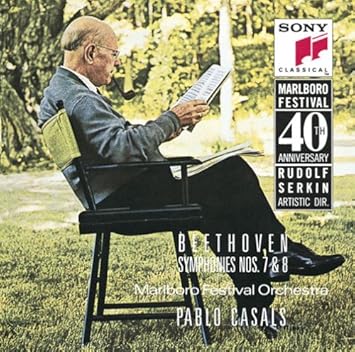 Amazon ベートーヴェン 交響曲第7番 第8番 カザルス パブロ ベートーヴェン カザルス パブロ マールボロ音楽祭管弦楽団 交響曲 管弦楽曲 協奏曲 ミュージック