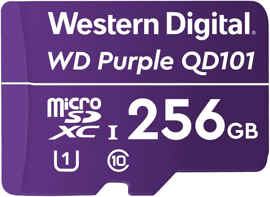 Western Digital WD Purple QD101 256GB microSDXC Ultra Endurance 128 TBW