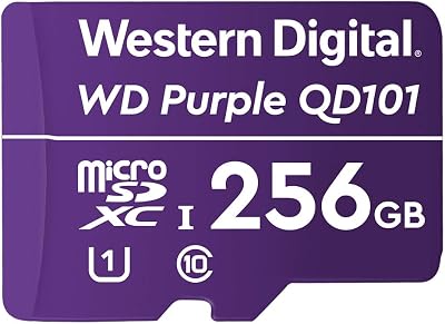 Western Digital WD Purple QD101 256GB microSDXC Ultra Endurance 128 TBW