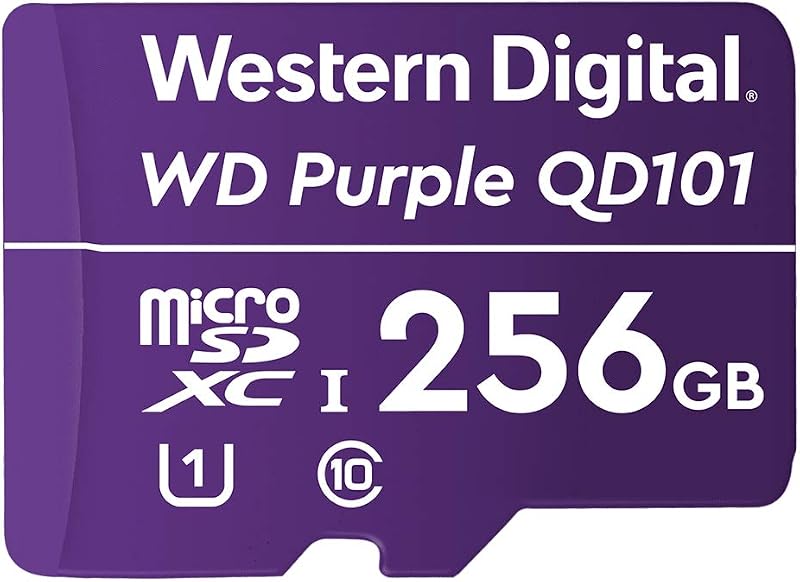 Western Digital WD Purple QD101 256GB microSDXC Ultra Endurance 128 TBW