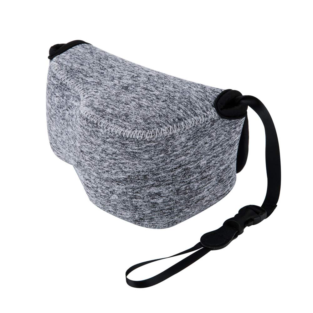 Elastic Soft Neoprene DSLR Camera Bag Carry Case Protection for Sony 6600 A6500 A6100 A6400 A5100 A5000 NEX-3N with 16-50mm Lens, DSC-RX1 RX1R II up to 120x73x87mm Digital Camera Carry Bag Storage