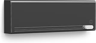 Emsa 515232 Folienschneider für 2 Folien, Wandmontage ohne Bohren, Anthrazit, Smart