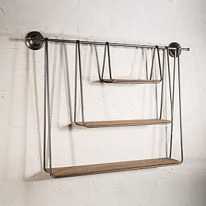 ACZZ Estantes de pared Estante flotante 3 capas Montado en la pared