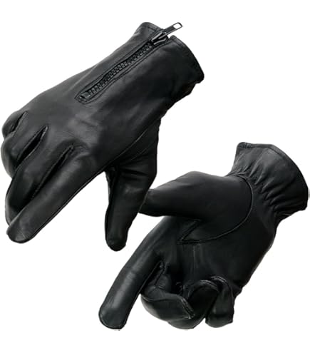Milwaukee Leather SH729 Men's Black Perforated Leather Full