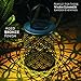 Tomshine LED Solar Lantern Lights Hanging Outdoor Solar Light Bulb Pathway Retro IP44 Waterproof for Patio Courtyard Garden