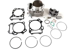 DAYSYORE Cylinder Piston Gaskets Top End Rebuild Kit Fits for 2003-2014 Suzuki LTZ400 LTZ 400, DR-Z400 2000-2015, for Kawasaki KFX400 2003-2006 Motorcycle Engine Aftermarket Part