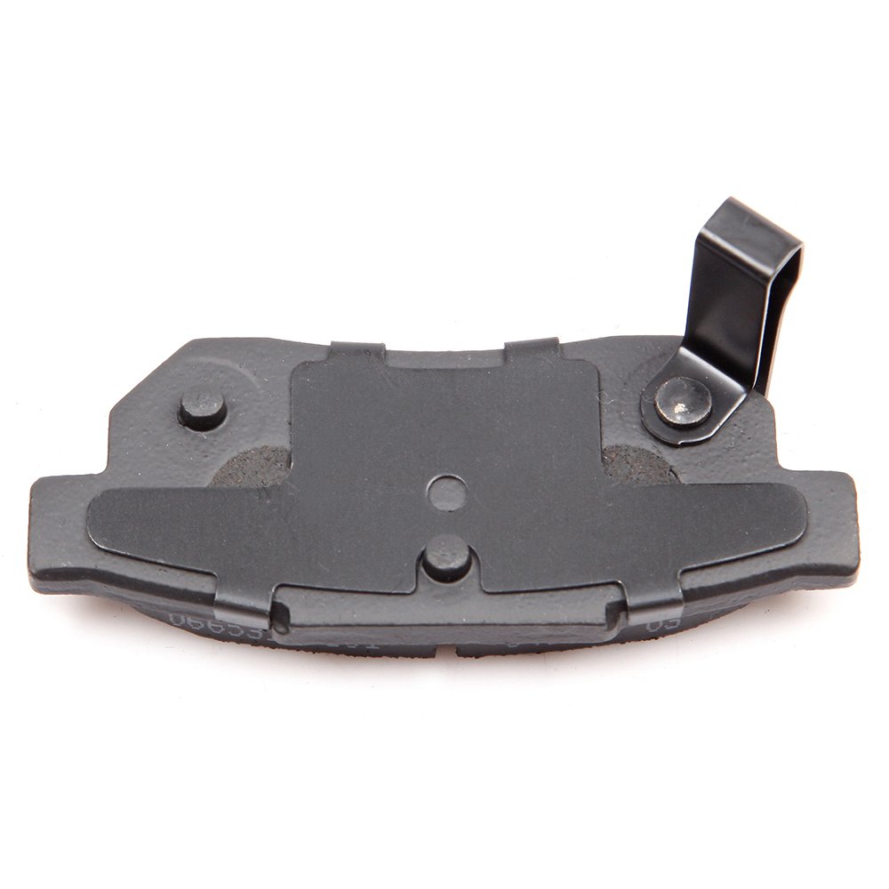 Rear 2pcs Slotted Brake Discs Rotors and 4pcs Ceramic Disc Brake Pads