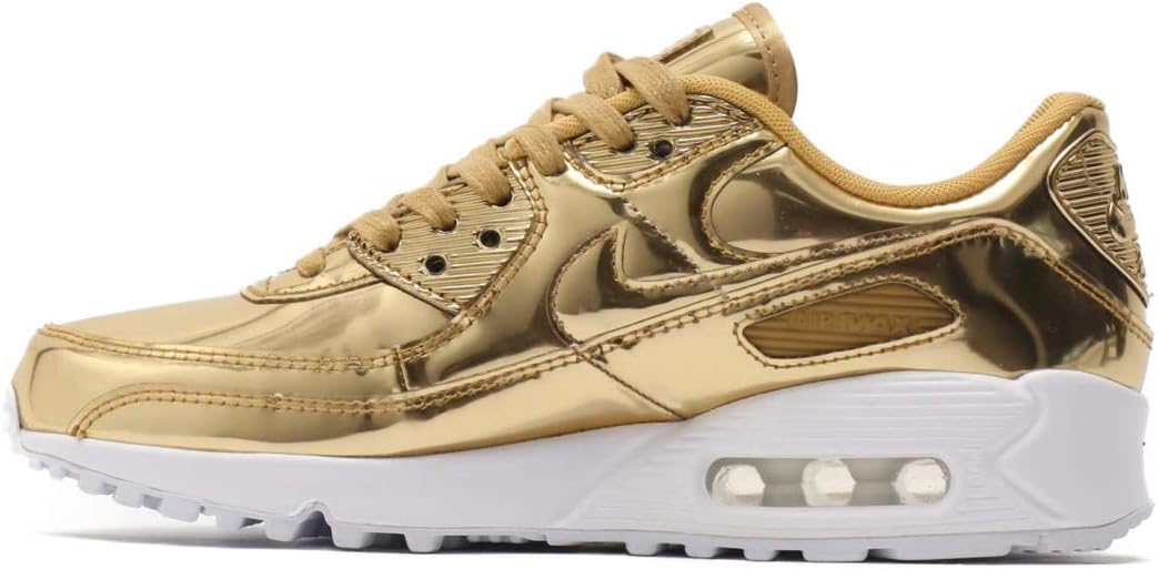 Amazon Co Jp ナイキ エア マックス 90 Sp Airmax 90 Sp メタリックゴールド クラブゴールド ホワイト メタリックゴールド Cq6639 700 日本国内正規品 スポーツ アウトドア