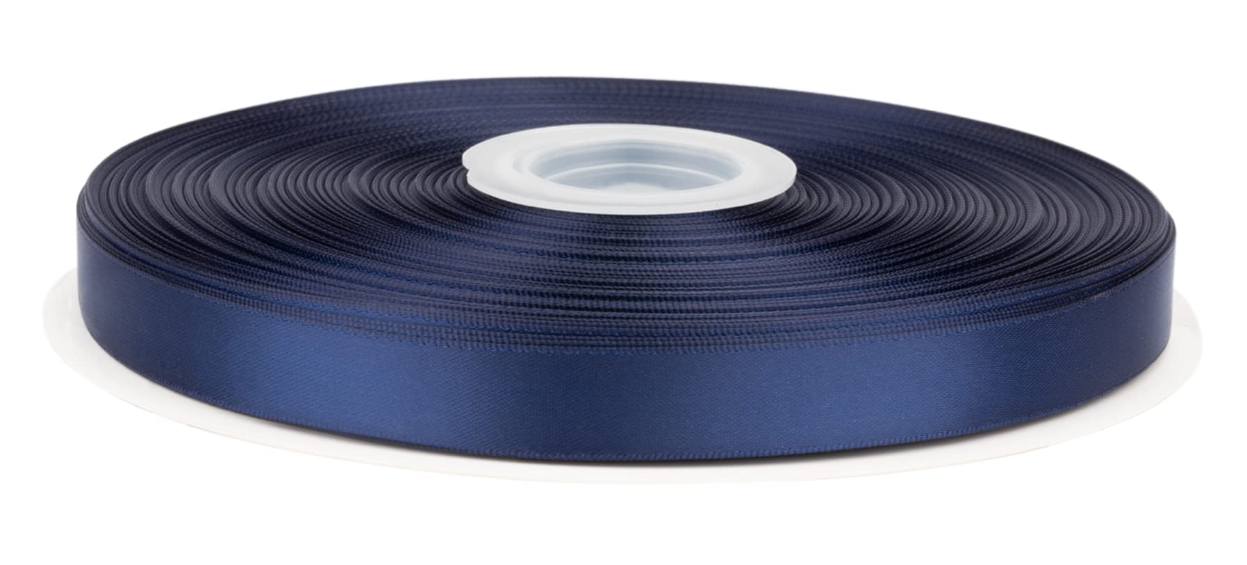 Fondersy 91 Meters Navy Double Faced Satin Ribbon - 16mm Width for Wedding, Gift Wrapping, Floral Arrangement and Crafts