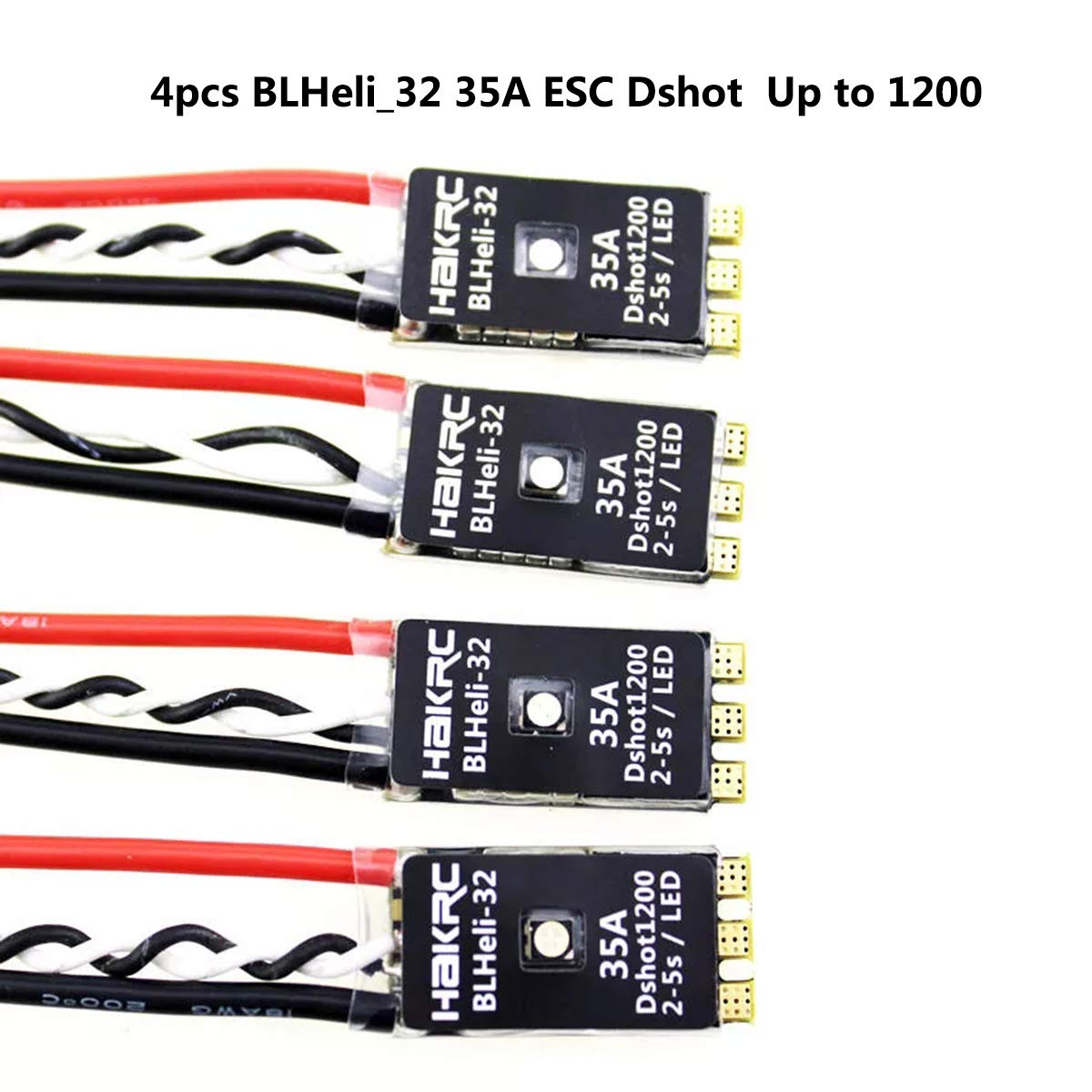 Crazepony 4pcs BLHeli_32 35A ESC 2-5S Electronic