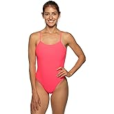 JOLYN Perry Fixed Back Women's Athletic One Piece Swimsuit for Competitive Swimming, Lifeguarding, Medium Coverage