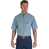 Wrangler Mens Chambray Work Shirt