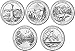 2011 P, D BU National Parks Quarters - 10 coin Set Uncirculated