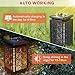 Solar Lanterns Outdoor - KeShi Hanging Solar Lights with Dancing Flames Waterproof Outdoor Lanterns Auto On/Off Lighting Dusk to Dawn 99 Bright LED for Yard Garden Patio Camping(2 Pack)