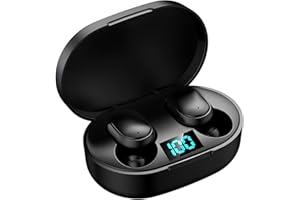 Fone de Ouvido Bluetooth 5.1 TWS Premium Wireless com Luz LED, Som Hi-Fi Estéreo, Cancelamento de Ruído, Toque Inteligente, Bateria Longa, Microfone, Compatível com Android e iOS