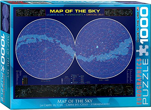 EuroGraphics Map of the Sky 1000 Piece Puzzle