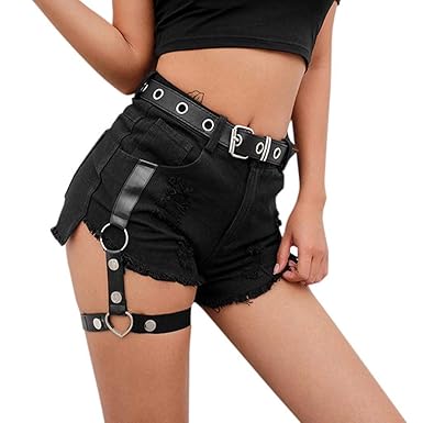 Mrtom Mujer Pantalones Cortos De Mezclilla Para Club Nocturno