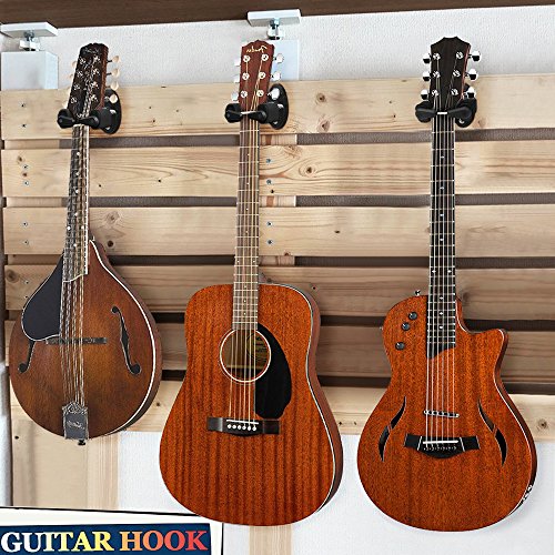 NEUMA Guitar Hanger Auto Lock Wall Mount Display Hook Holder Guitar Stand Fits All Size Guitars