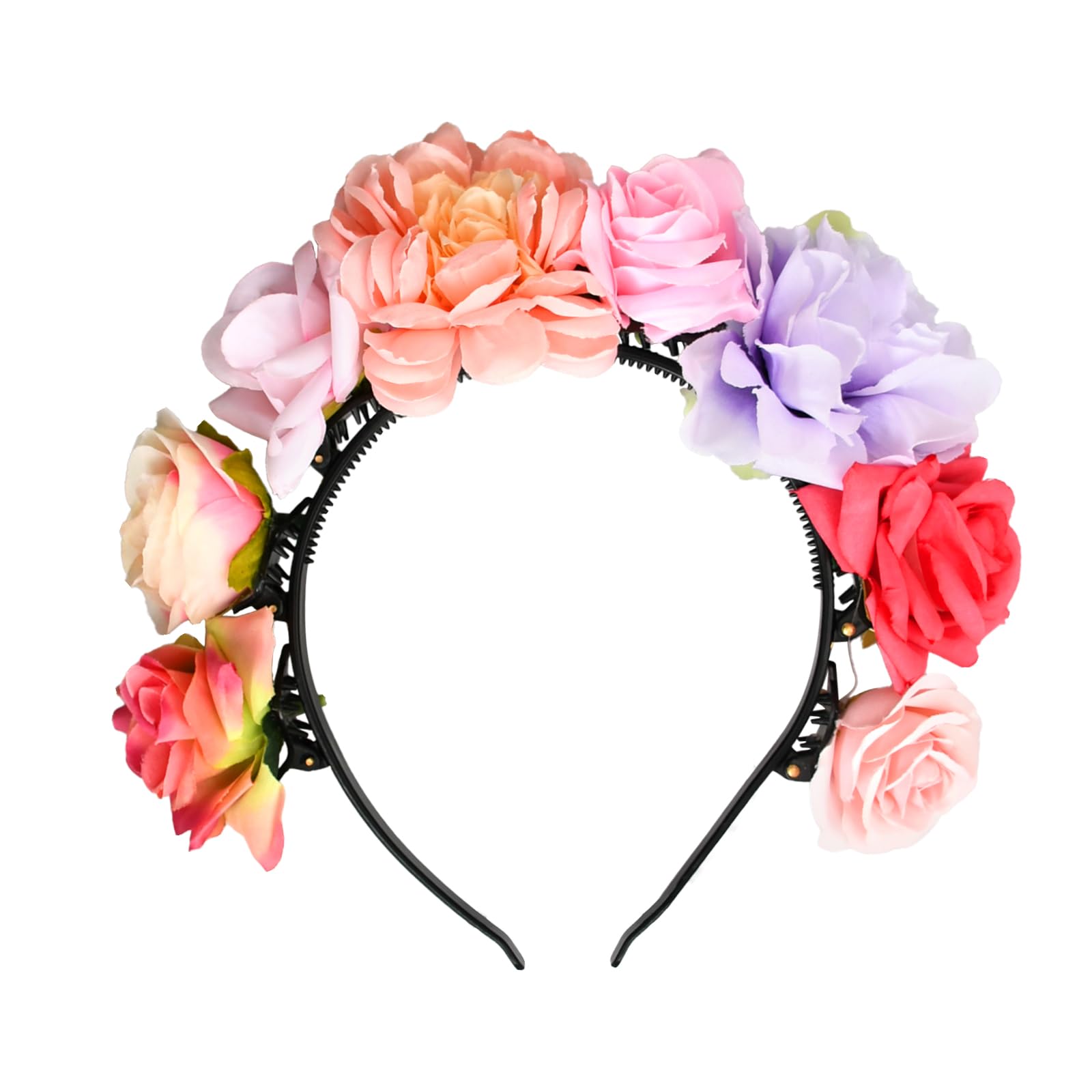 Flower Headband, Flower Girl Hair Accessories, Purple Hair Accessories, Flower Headbands for Women, Flower Crown