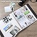 Vienrose Large Photo Album Self Adhesive for 4x6 8x10 10x12 Pictures Linen Scrapbook Album DIY 40 Blank Pages with A Metallic Pen