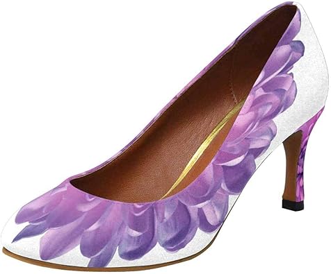 purple dress pumps