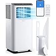 Pro Breeze 4 in 1 Portable Air Conditioner for Room 10000 BTU 450SqFt Air Conditioning Unit, Smart Air Conditioner with Fan, Dehumidifier, Night, Timer, Window Venting Kit, Wifi Portable AC Unit