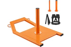 VEVOR Weight Training Pull Sled, Fitness Strength Speed Training Sled, Steel Power Sled Workout Equipment for Athletic Exerci