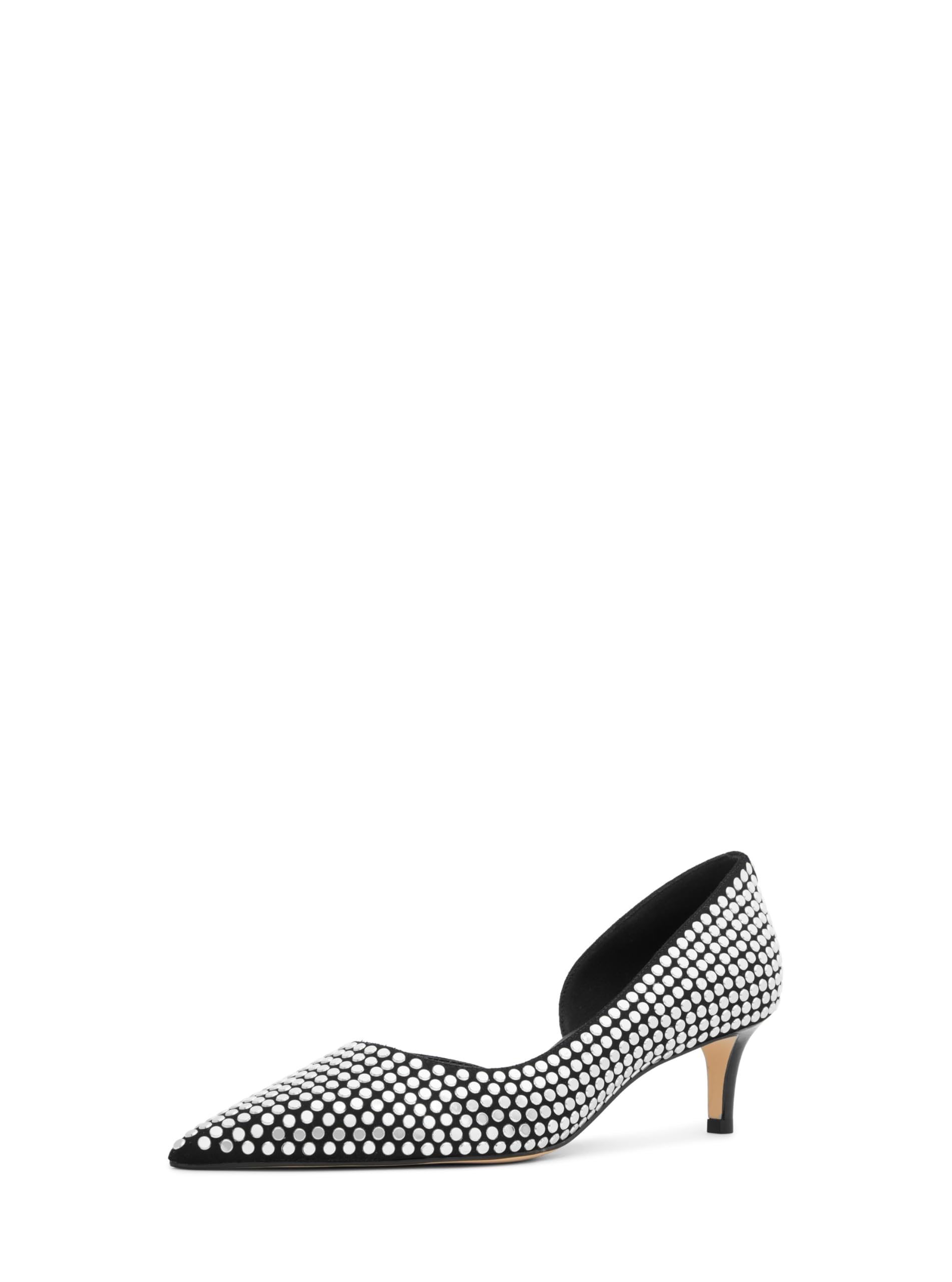 Michael Kors Women’s Elyse Kitten Pump, Black, 7.5