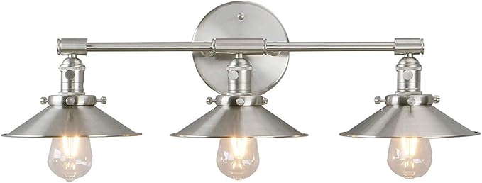 Innen 3-Lichter Industrielle Wandleuchte mit Schalter