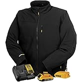 DEWALT Men's Heated Soft Shell Jacket Kit Black X-Large