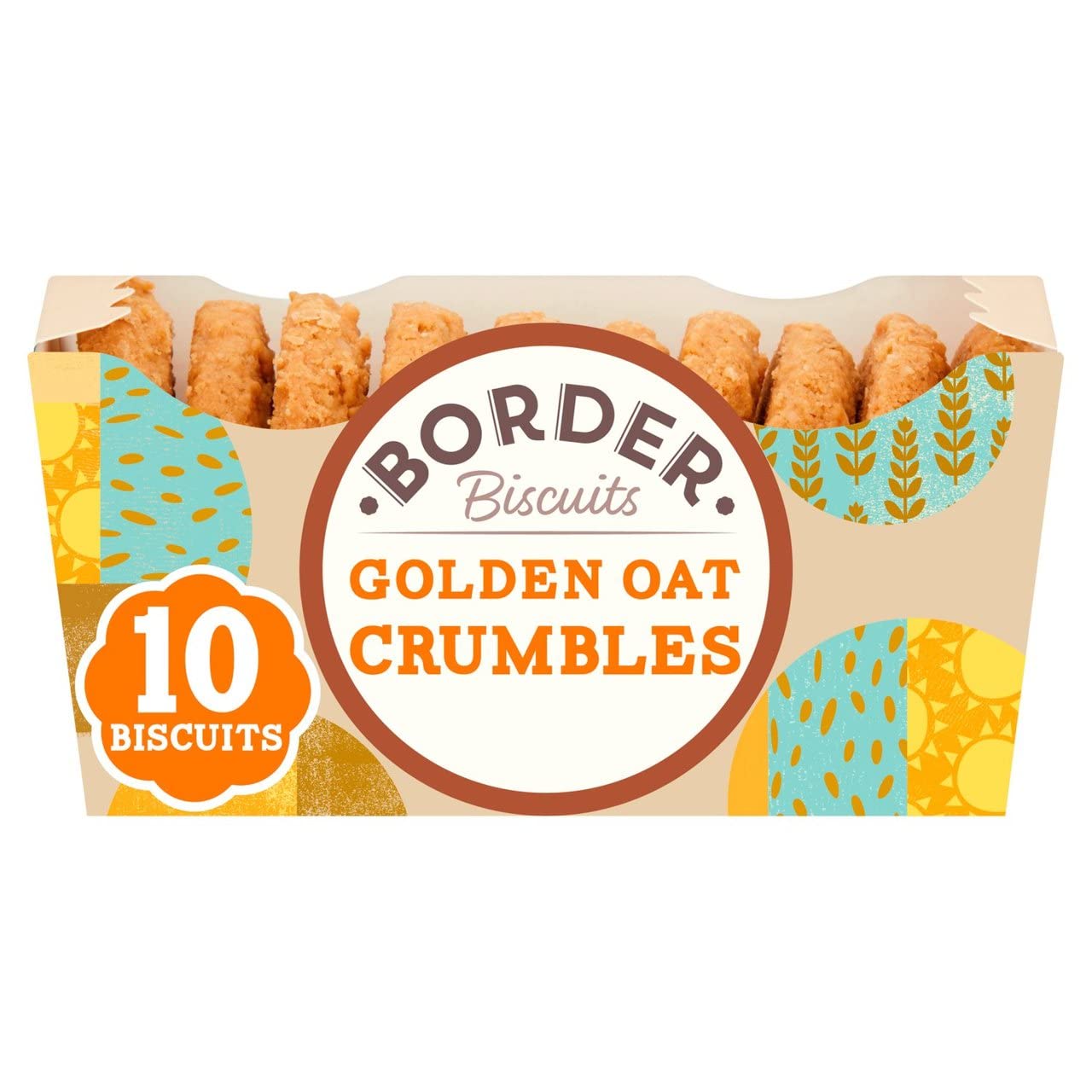 Border Biscuits - Golden Oat Crumbles - 6 x 150g. Set by MYPURECORE