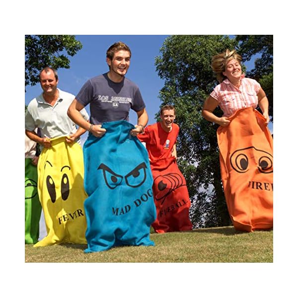 Garden Games hüpfsack - 5 Erwachsener sortiert hessischen Taschen für Racing – Bild 4