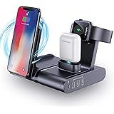 seenda Charging Station for Multiple Devices - 90W Fast Charger Station with 4 USB Ports (1 USB C + 3 USB A) and 10W Wireless