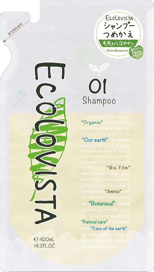 Amazon エコロヴィスタ シャンプー 詰替 スムースリペア４２０ｍｌ シャンプー 通販