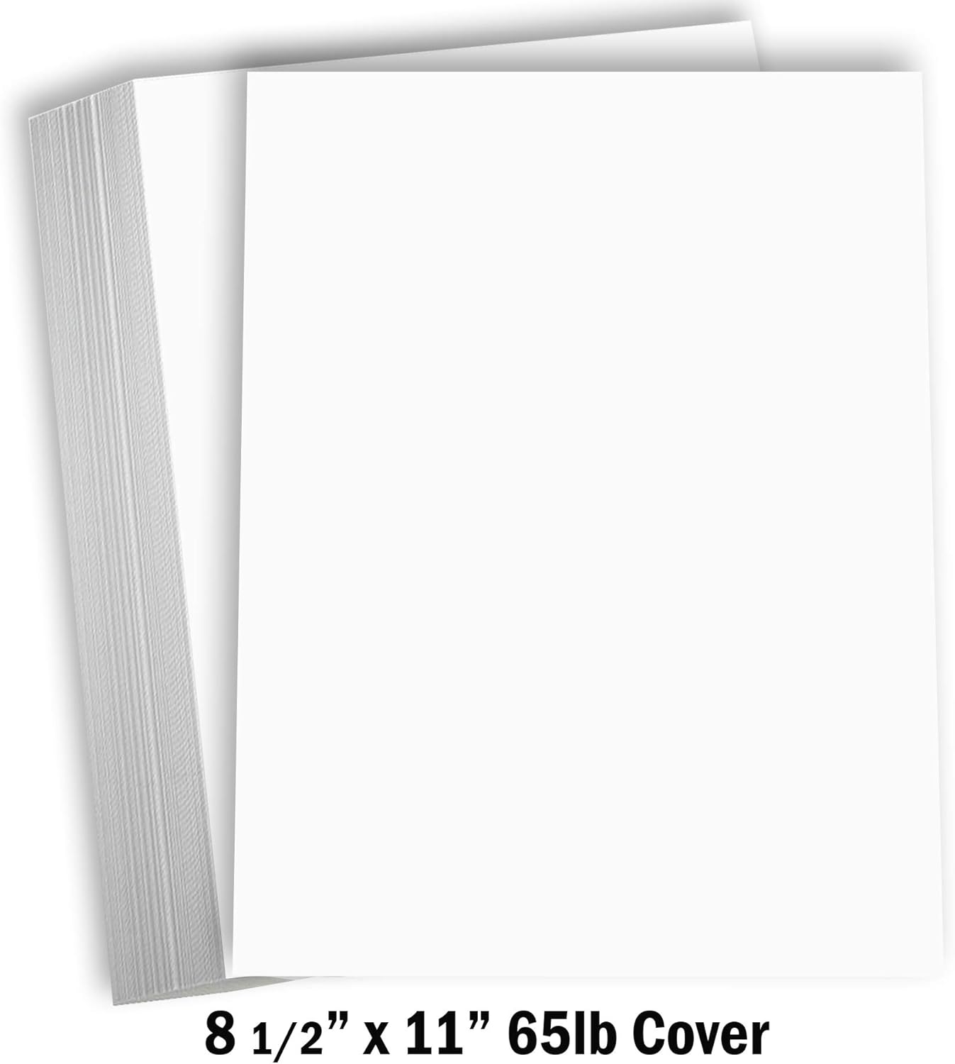 Hamilco White Cardstock Thick Paper 8 1/2 x 11" 65 lb