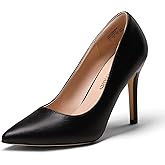 DREAM PAIRS Women's Closed Toe High Heels Dress Pointed Toe Wedding Pump Shoes